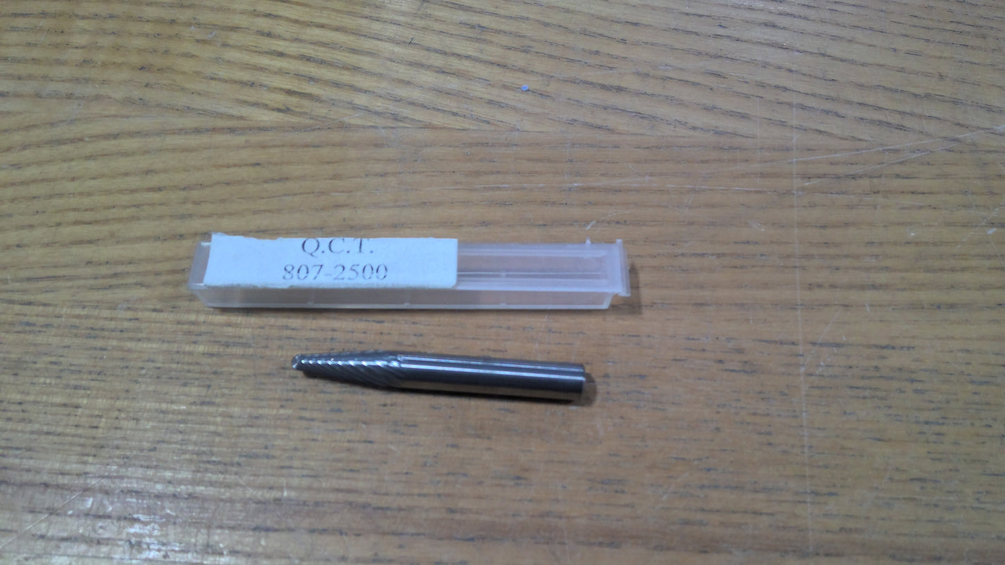 QCT - 807-2500 - CARBIDE BURR SL-1 1/4 14DEG