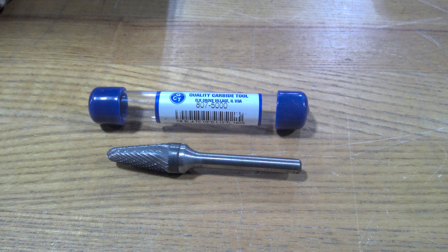 QCT - 807-5000 - CARBIDE BURR SL-4 1/2 14DEG