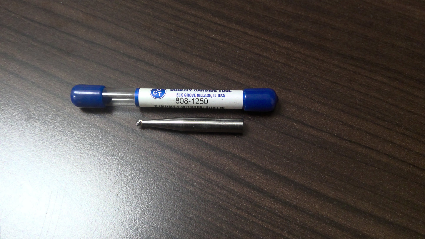 QCT - 808-1250 - CARBIDE BURR SL-11 1/8 BALL SHAPE