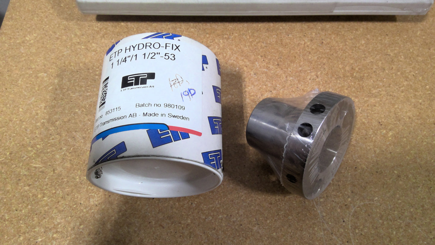 ETP - 853115 - HYDRAULIC HIGH PRECISION CLAMPING SLEEVE - HYDRO-FIX 1-1/4" / 1-1/2"