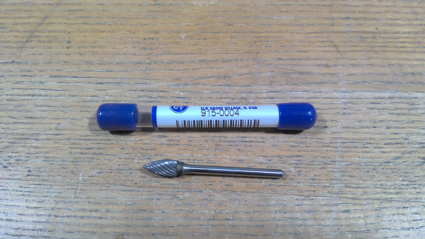 QCT 915-0004 - CARBIDE BURR SG-41 1/4 MEDIUM RHS