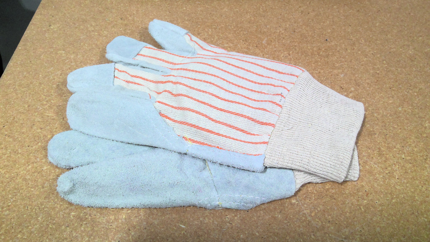 MAGID - AWT20 - SPLIT LEATHER PALM/FULL LEATHER FINGERS GLOVES - BUNDLE OF 12