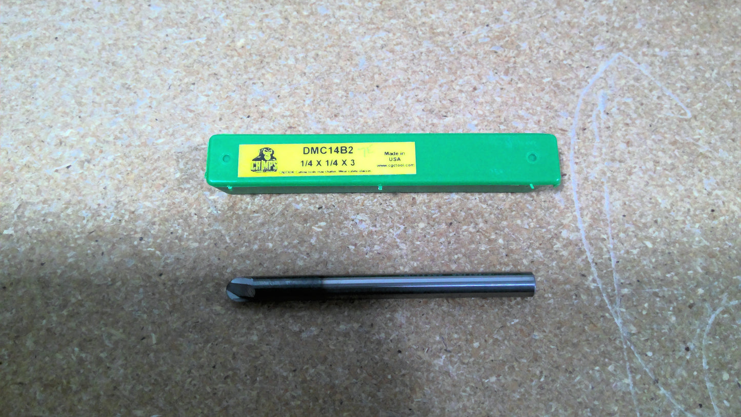 GORILLA MILL - DMC14B2 - 2 Flute Diemold Chimp ENDMILL