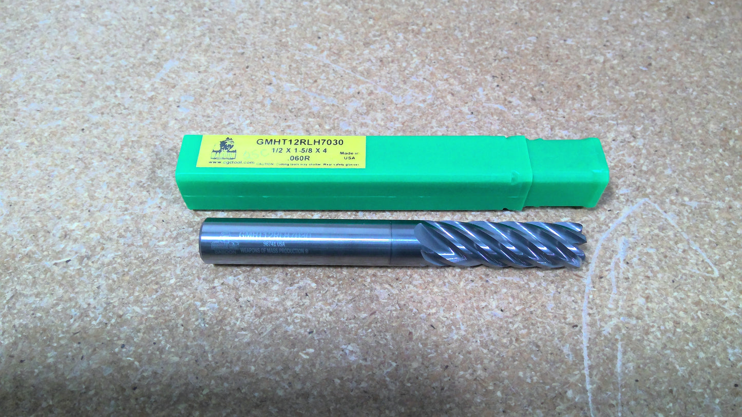 GORILLA MILL - GMHT12RLH7030 - 7 Flute Baboon, Radius End - ENDMILL