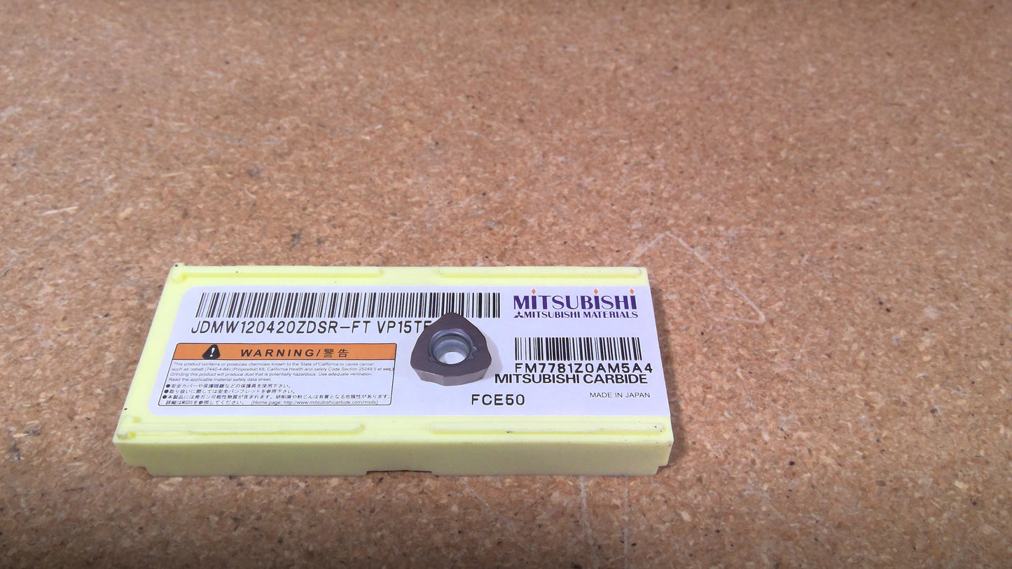 MITSUBISHI - JDMW120420ZDSRFTVP15TF - CARBIDE INSERTS - PACK OF 10