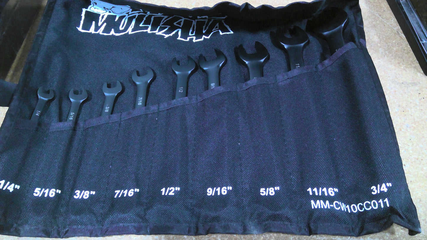 METAL MULISHA - MM-CW10CC011 - SAE 9 PC COMBO WRENCH SET