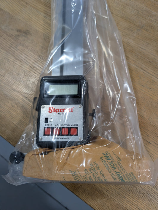 STARRETT - 755A DIGITAL HEIGHT GAGE - 0-24" - NEW IN BOX