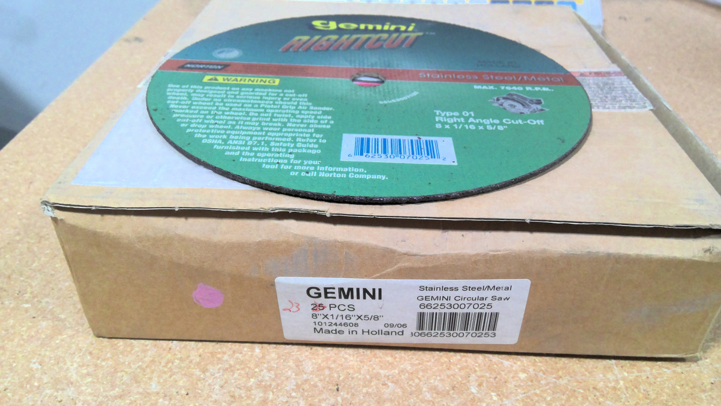NORTON - 66253007025 - CIRCULAR SAW REINFORCED CUT-OFF WHEELS