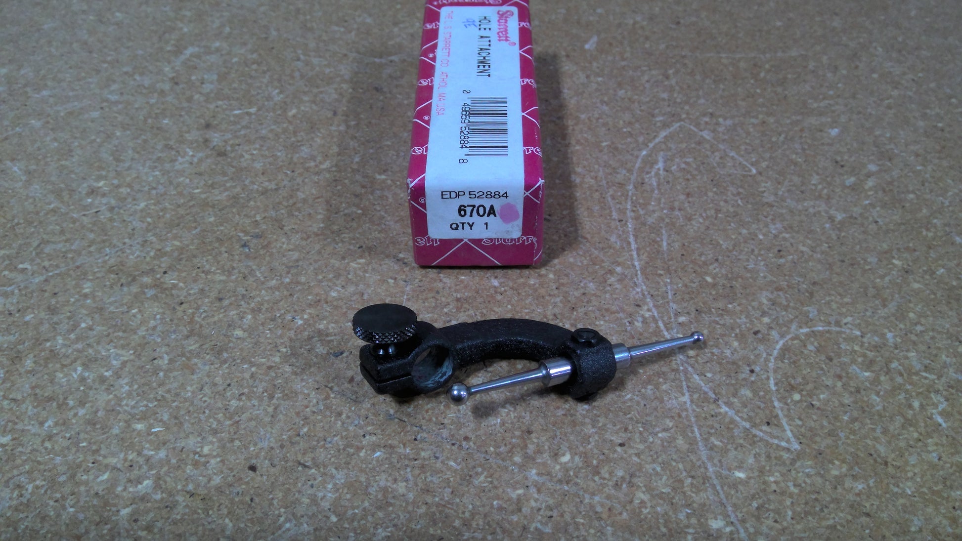 STARRETT - 670A - STARRETT INDICATOR HOLE ATTACHMENT 3/8