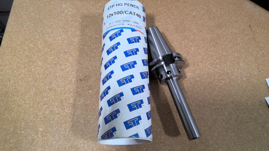 ETP - HYDRO-GRIP PENCIL TOOLHOLDER 12X100 CAT 40 - PN# 683600