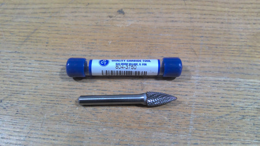 QCT - 804-3750 - CARBIDE BURR SG-3 3/8 POINTED TREE