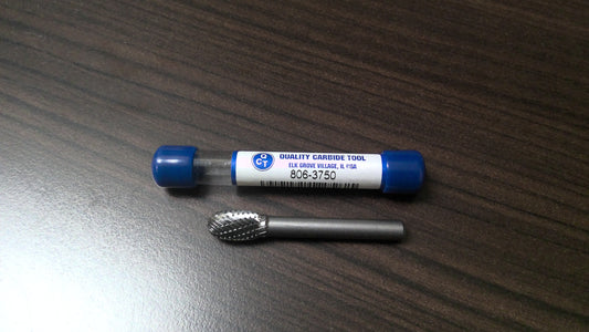 QCT - 806-3750 - CARBIDE BURR SE-3 3/8 EGG SHAPE