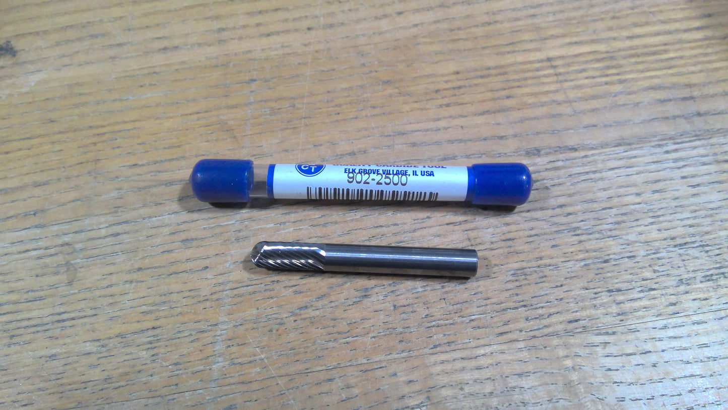 QCT - 902-2500 - CARBIDE BURR SC-1 1/4 CYLINDRICAL