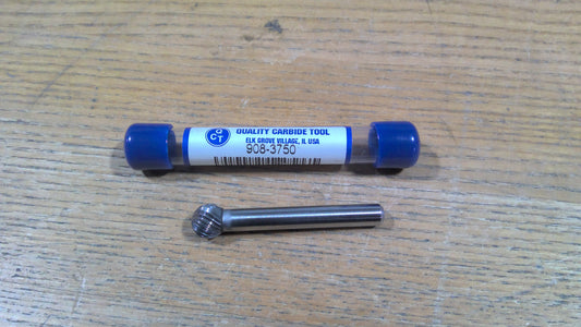 QCT - 908-3750 -  CARBIDE BURR SD-3 3/8 BALL SHAPE
