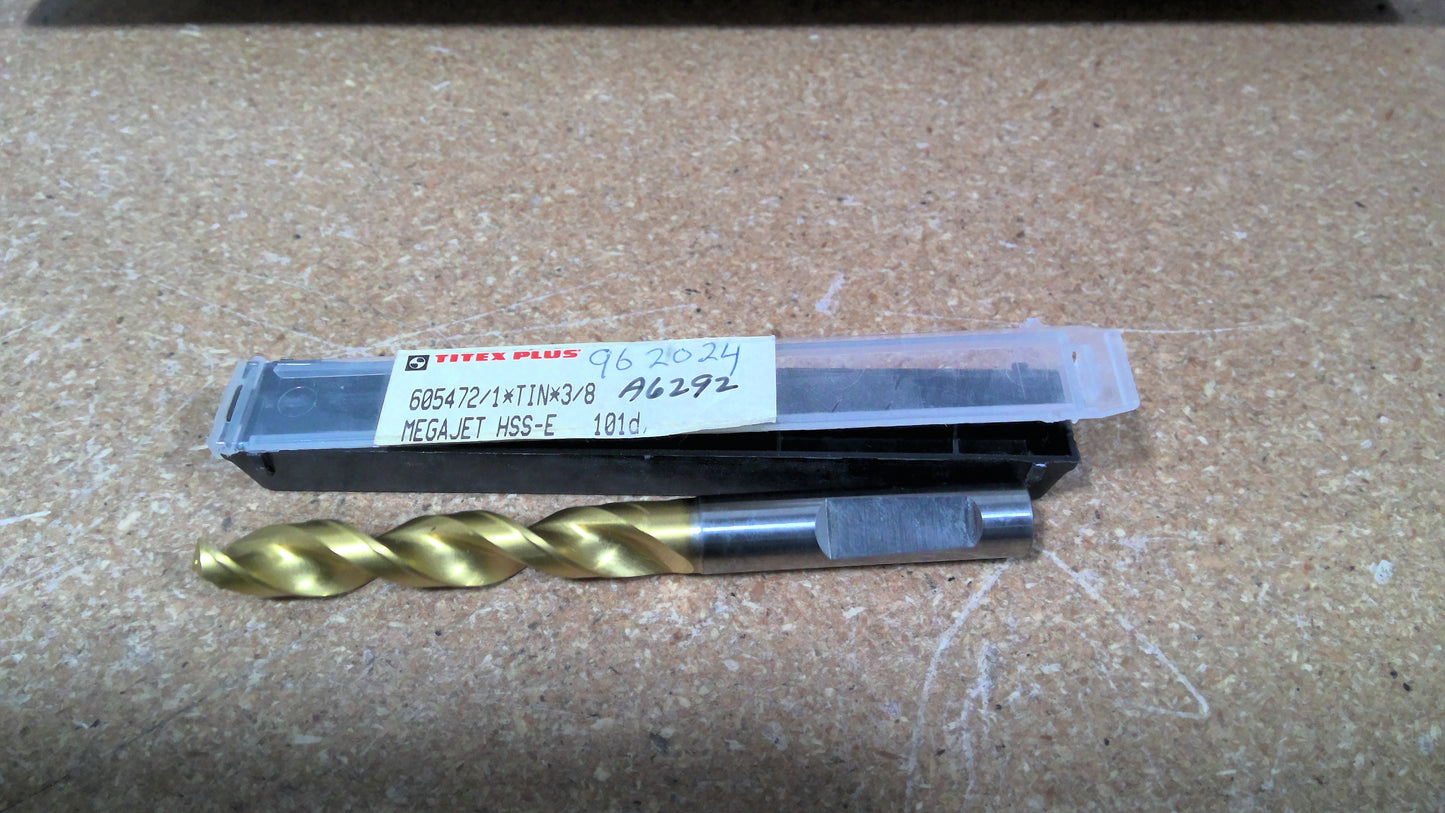 TITEX - 962024 - 3/8IN MEGA JET DRILL HSS COOLANT THRU