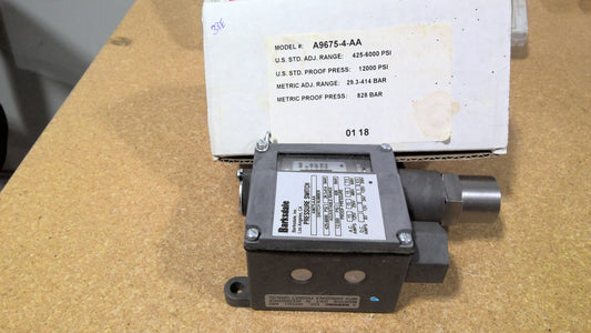 BARKSDALE - A9675-4AA - PRESSURE SWITCH