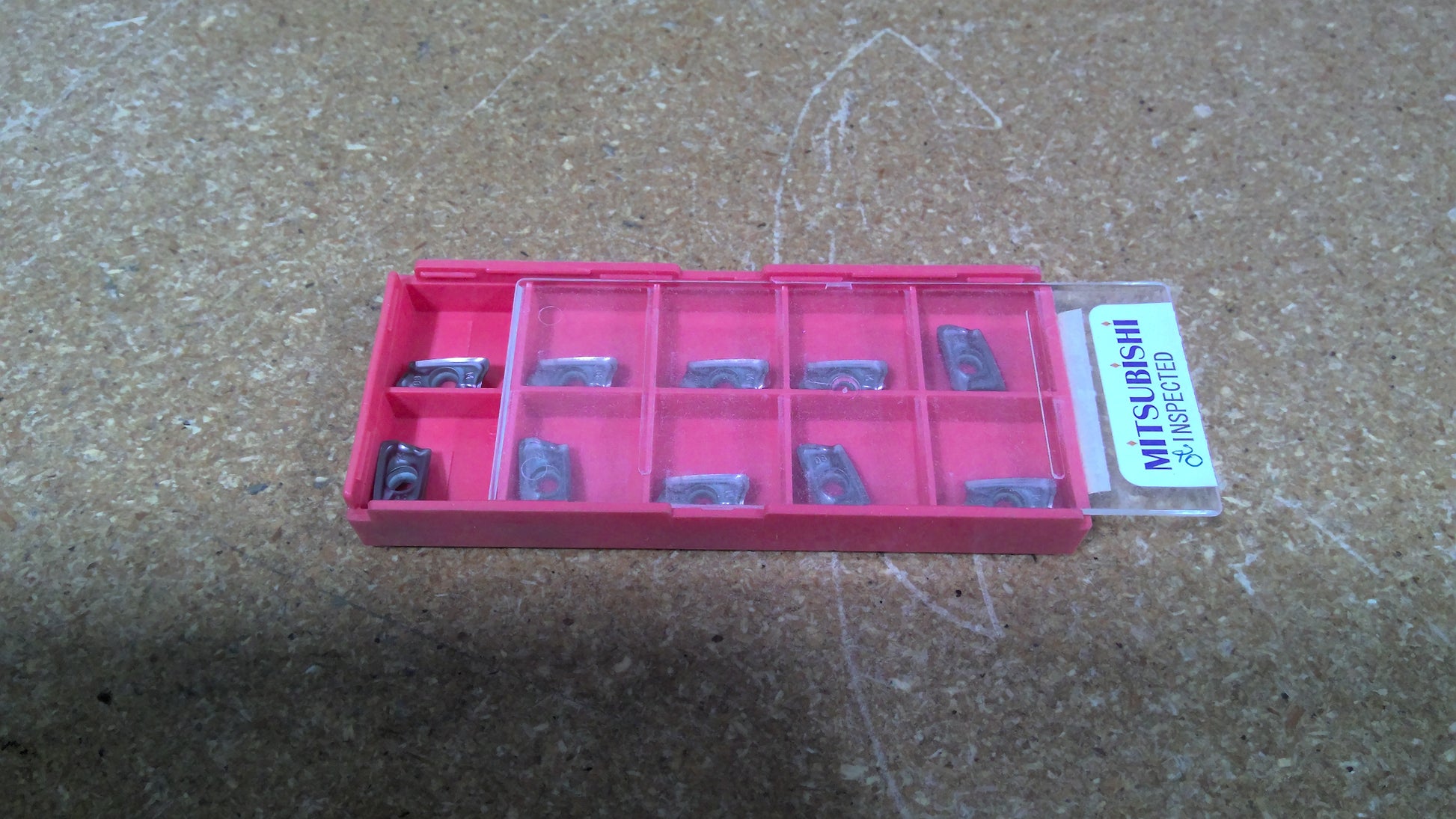 MITSUBISHI - AOMT123608PEER-M VP20RT - CARBIDE INSERTS - PACK OF 10