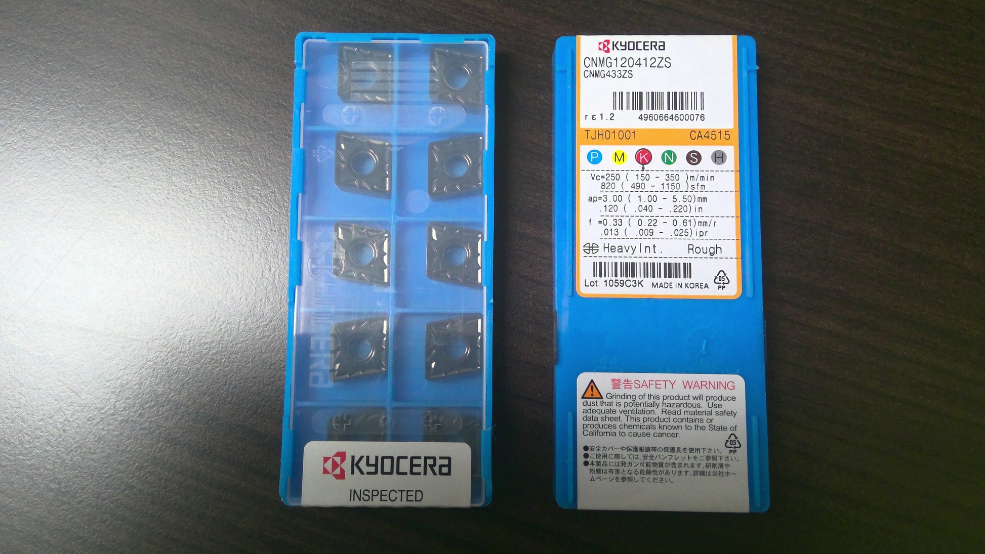 KYOCERA - CNMG433ZSCA4515 - CARBIDE INSERTS - PACK OF 10