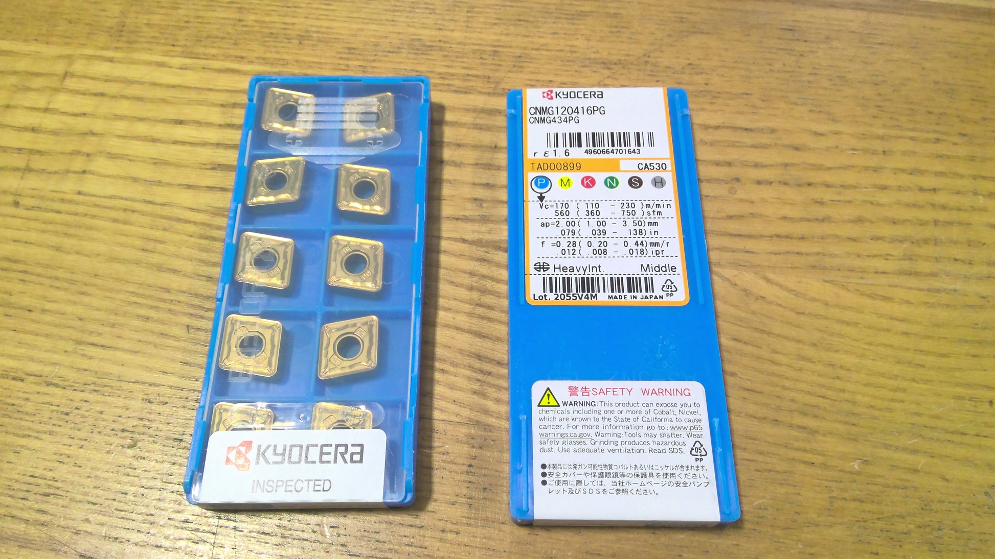 KYOCERA - CNMG434PGCA530 - CARBIDE INSERTS - PACK OF 10