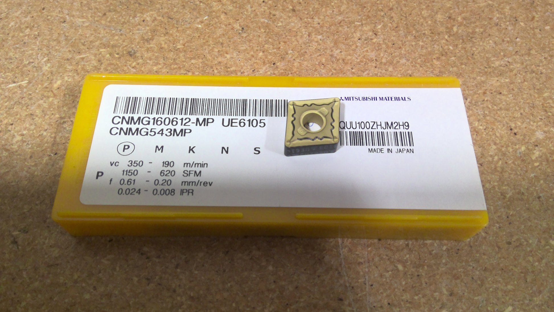 MITSUBISHI- CNMG543MPUE6105 - CARBIDE INSERTS - PACK OF TEN