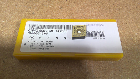 MITSUBISHI- CNMG543MPUE6105 - CARBIDE INSERTS - PACK OF TEN