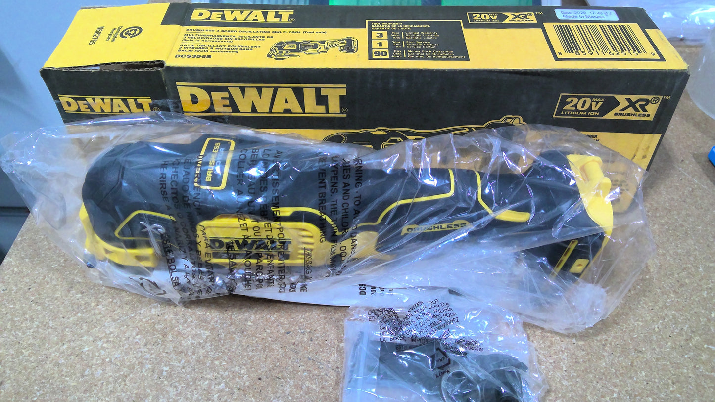 DEWALT - DCS356B - 20V MAX XR 3SPEED OSCILLATING MULTI-TOOL