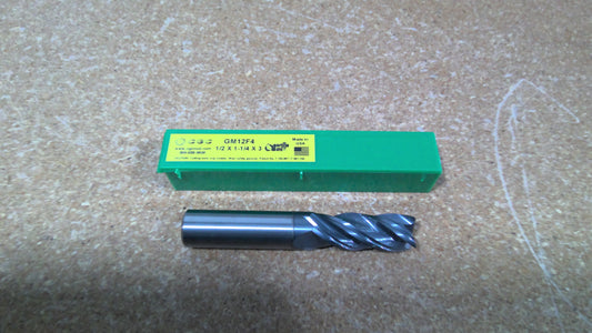 GORILLA MILL - GM12F4 - 4 Flute Gorilla Mill, Square End - ENDMILL