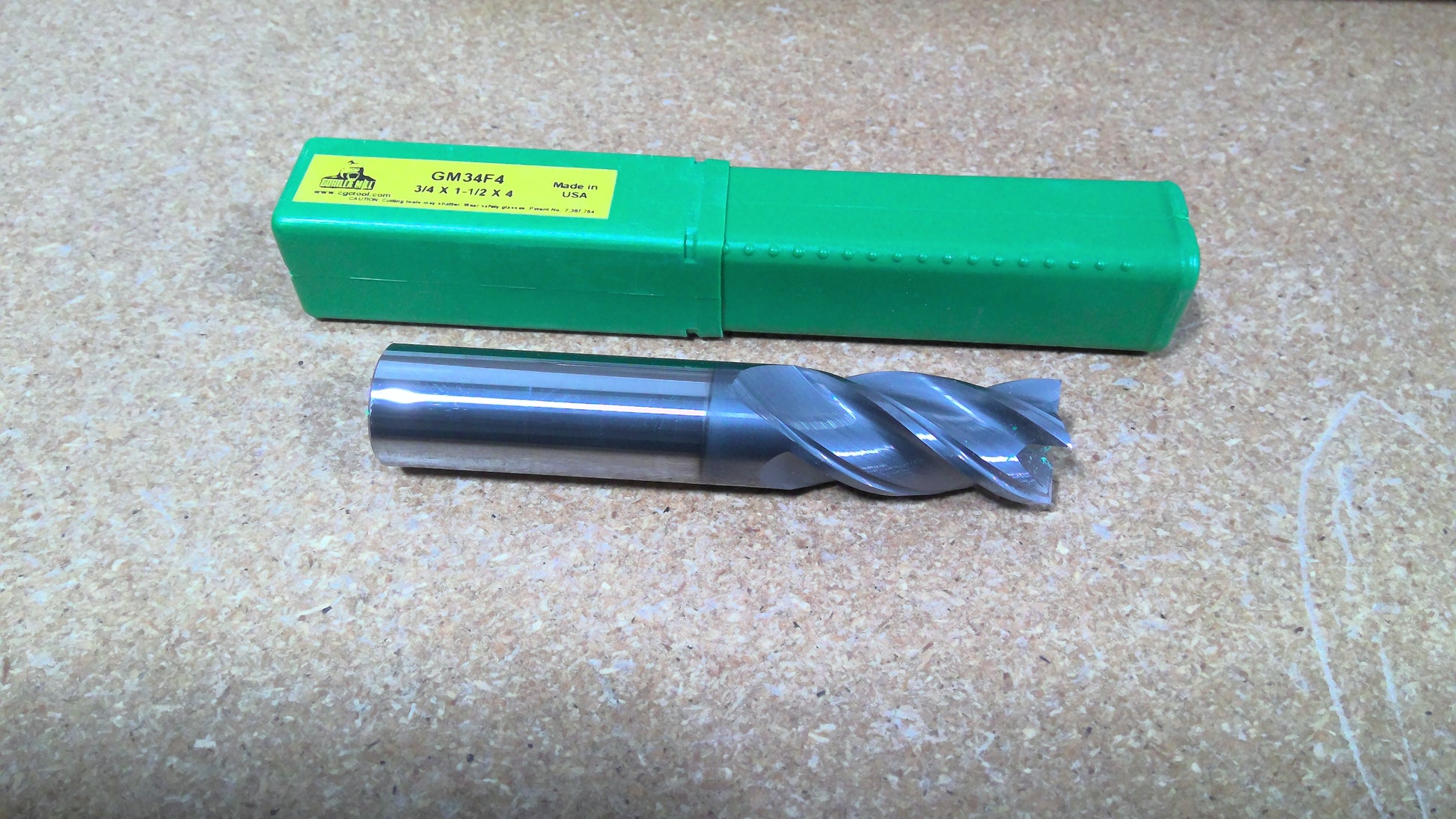 GORILLA MILL - GM34F4 - 4 Flute Gorilla Mill, Square End