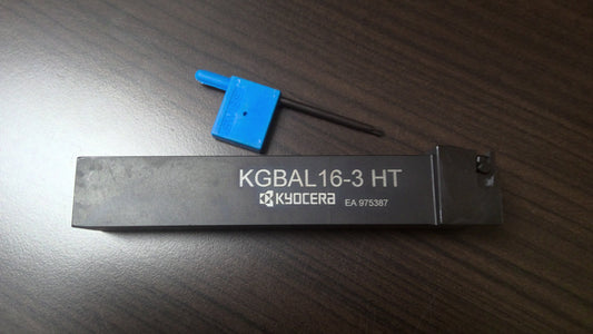 KYOCERA - Kyocera KGBAL 163, External Grooving Toolholder - SPECIAL HEAT TREAT