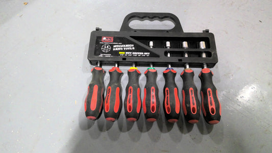 METAL MULISHA - MM-DNS5002S - SAE NUT DRIVER SET - 3/16" THRU 1/2"