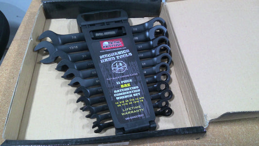 METAL MULISHA - MM-SW42CR001 - SAE 11 PC RATCHETING COMBO WRENCH SET