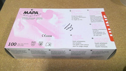 Mapa - S-17150X - Trilites Chemical Resistant Gloves - Powder-Free SIZE XL
