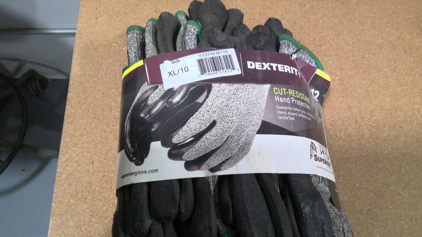 SUPERIOR GLOVE - S13TAFNT-10 - TenActiv™ - CUT RESISTANT GLOVES - SIZE 10 - PER DOZEN