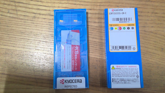 KYOCERA - SCMT050205GMECA520D - CARBIDE INSERTS - PACK OF 10