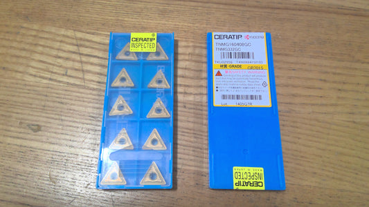 KYOCERA - TNMG 332 GC CR7015 - CARBIDE INSERTS - PACK OF 10