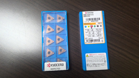 KYOCERA - TNMG333ZSCA315 - CARBIDE INSERTS - PACK OF 10