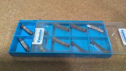 VALENITE - VDB250A015VC2 - CARBIDE GROOVING INSERTS - PACK OF 10