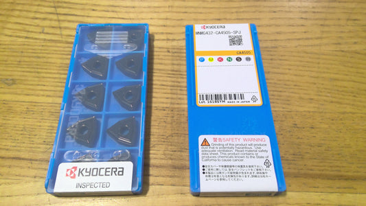 KYOCERA - WNMG432CA4505 - CARBIDE INSERTS - PACK OF 10