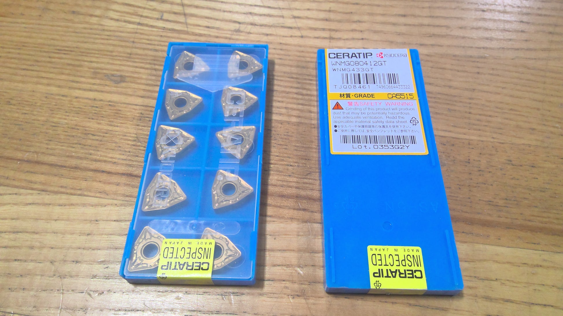 KYOCERA - WNMG433GTCA5515-SP - CARBIDE INSERTS - PACK OF 10